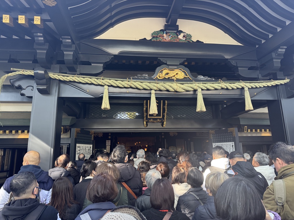 冬至日的神社