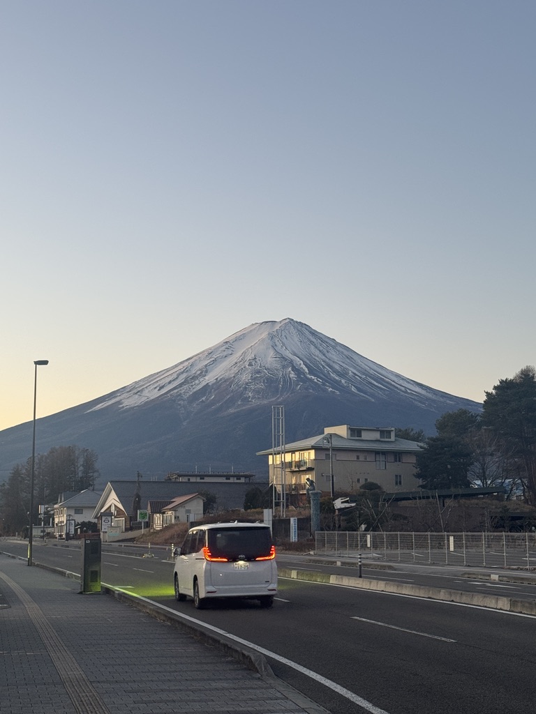 清晨富士山