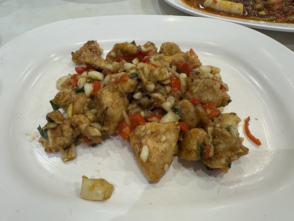 酒店楼下的糖醋鸡块